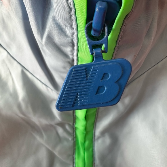 256. NEW BALANCE Wind Breaker Jacket Men's med Running Golf 1/4 Zip - Picture 4 of 4